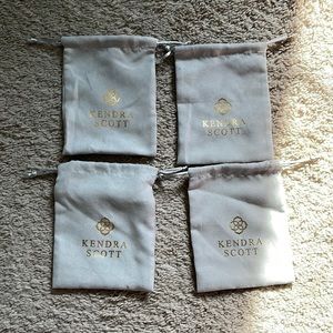 Kendra Scott White Dust Bags